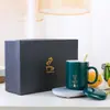 Taza Cerámica Calentadora Automática de Temperatura Controlada 55 Grados para Parejas, Boda, Día de la Mujer Regalo Práctico, Recuerdo, Publicidad