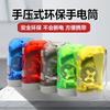 Mini linterna LED portátil de mano con autogeneración de presión, linterna de mano con batería para el hogar