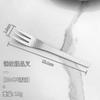 Suministro Directo de Fábrica Martillado Japonés Acero Inoxidable 304 Cabeza Cuadrada Cuchara para Helado Cuchara para Postre Tenedor para Pastel de Alto Valor Tenedor para Frutas