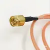 Cabo jumper de conexão RF SMA SMA-JJ macho para macho cabo coaxial RG316