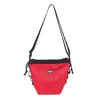 Bolso de Hombro Único Estilo Coreano-Japonés, Bolso para Teléfono Móvil, Bolso Pequeño Cuadros Mediano, Cierre de Cordón, Bolso Cruzado Deportivo Versátil y Único