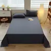 2026 Nuevo Estilo Hilo de Algodón Puro Teñido en Hilo Algodón Lavado Sábana Individual Cuadros Simples Cubre Cama de Algodón Puro Juego de Tres Piezas Ropa de Cama