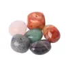 Suporte Base Polido de Pedra Rolada de Cristal Natural para Incenso em Bastão Jade Dongling Ametista Quartzo Rosa Fábrica Fonte Atacadista