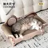 Rascador para gatos resistente al desgaste y a los arañazos, nido para gatos, casa universal para gatos de cuatro estaciones, juguete antiarañazos