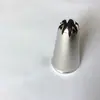 Bico de Decoração de Aço Inoxidável Bico de Creme Boca Simples/8 Dentes (Dentes médios)