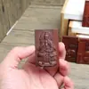 Colgante de Token de Madera de Azufaifo Golpeada por el Rayo Talismán Taoísta Relieve Doce Signos del Zodíaco Año de Nacimiento de Tai Sui 461 Pase lo que Pase
