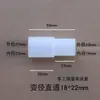 Conector Suave de Silicone de Três Vias, Conector de Tubo Rígido Não Padrão, Conector Redutor de Borracha, Cotovelo Suave de Ângulo Reto de 90 Graus