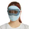Dropshipping Óculos de Sol Novos de Verão, Máscara de Proteção Solar, Óculos de Sol, Máscara de Proteção Solar com Estilo de Lente, Cobertura Facial Completa, À Prova de Vento e Poeira
