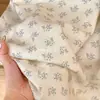 Veludo Creme Algodão Puro Outono e Inverno Amigo da Pele Ins Pequeno Fresco Estampado Roupas de Casa Camisas Boneca Roupa Infantil