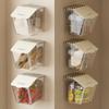 Caja de Almacenamiento de Pared para Cocina Estante de Exhibición de Cápsulas de Café de Pared Caja de Almacenamiento Creativa para el Hogar Sin Perforaciones