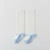 Amazon Calcetines Altos para Bebé Recién Nacido Calcetines para Bebé con Puño Suelto Calcetines Largos con Cordones Calcetines Antideslizantes con Recubrimiento de Puntos