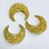 Accesorios DIY Joyería de Cobre Fundido Aretes Aretes Ropa a Juego Colgante Colgante Latón Cobre Embrión Hecho a Mano