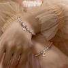 Em Estoque Design DIY Transparente e Simples Pulseiras e Acessórios de Joia Combinando para Melhores Amigos. Fabricante Oferece Descontos por Volume