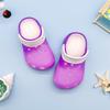 2024 nuevo para niños cool flash suela gruesa antideslizante luminosas zapatos con agujeros moda zapatillas baotou