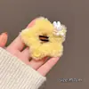 Grampo de Cabelo Fofo Doce de Coelho Miffy Estrela Outono Inverno Botão Fofo Acessório de Cabelo Franja Menina Grampo de Cabelo de Pelúcia