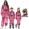 Disfraz de Halloween para Hombres y Mujeres, Padres e Hijos, Adultos y Niños: Traje espacial de Wandering Earth Piloto Cos Traje de Astronauta