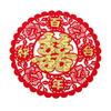 Adesivo de flanela para casamento decoração de quarto de casamento decoração de casamento adesivos de porta grades de janela de casamento tecido não tecido oco palavra feliz atacado