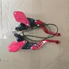 Hoja de Arce CNC Bomba Motocicleta Vehículo Eléctrico Palanca de Freno Hidráulico Conjunto de Embrague Pieza Modificada Aleación de Aluminio Rojo