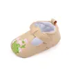Sapatos de Bebê para Primavera e Outono Sapatos Macios para Bebês e Crianças Pequenas 0-1 Ano Sapato de Couro Bordado Princesa para Bebês BZ3037