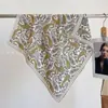 Nuevo Estilo Otoño e Invierno 2026 Cálido y Versátil Simple Bufanda de Seda y Lana de 65 cm para Mujer Bufanda Cuadrada de Seda y Lana Retro a la Moda