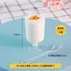 Mini Vasos Desechables de Plástico para Mousse, Pudín y Postres con Lados Altos
