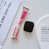 Adequado para iWatch 10 9 8 Apple Watch Se Pulseira de Relógio Trançada de Paracord com Rosca para Uso Externo