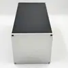 153 Gabinete de Amplificador Totalmente em Alumínio Chassi de Estágio Frontal e Traseiro Filtro de Potência Caixa para Reprodutor de CD Amplificador de Válvula Carcaça DIY