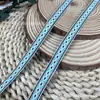 Fita Jacquard em Estoque Estilo Étnico Roupas Rendas Acessórios de Cabelo DIY Laço Fita Decorativa em Formato de Diamante Direto do Fabricante