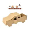 Materiales Manualidades DIY para Niños Tanque Coche Avión Caja de Cartón para Colorear Modelo Cáscara de Cartón Papel Cartón Cartón