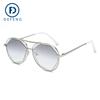 Defeng 182831 nuevas gafas de sol metálicas para mujer gafas de sol para dama gafas vintage al contado al por mayor