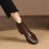 Botines Chelsea para mujer de tacón medio otoño e invierno 2023 nuevos botines Martin de tacón grueso con forro de terciopelo, botines cortos tipo cigarrillo