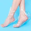 Máscara Descartável para Pés, Máscara Transparente de Plástico para Pés, Anti-Ressecamento, Queimadura de Frio, Cuidado à Prova d'Água, Hidratante, Máscara de Mãos Esfoliante, Sapato de Teste para Imersão dos Pés