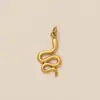 Colgante de Dibujos Animados de Animales 18K Básico para Bricolaje Acero Inoxidable Electroplateado al Vacío Color Dorado Cadena Ajustable de Conservación Color Europeo y Americano Accesorios