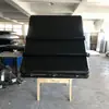 Aleación de Aluminio Triángulo Caqui 320g Tela de Poliéster a Cuadros Carpa de Techo de Coche de Tapa Dura con Portaequipajes