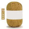 Hilo de Algodón Coreano de Leche de 4 Hebras, Lana Media, Bola de Hilo de Grosor Medio para Muñecas Hechas a Mano, Hilo para Crochet, Bola de Hilo Tejida a Mano