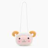 Nuevo y lindo bolso bandolera de peluche de moda para niños con forma de oso y gato, monedero, mini bolso de hombro para niña
