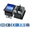 Etl Padrão Americano Kcd4 Interruptor de Barco 4 Pinos 2 Velocidades Rocker Amarelo Interruptor de Alimentação Corrente Alta 16A250V