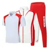 Conjunto de Ropa Deportiva para Padres e Hijos del Equipo Chino de Primavera y Otoño Conjuntos de Chaquetas para Hombre y Mujer Uniforme Escolar Deportivo de Artes Marciales Conjunto de Tres Piezas Personalizado al por Mayor