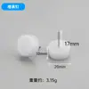 Uñas de pie de doble capa plástico muebles sofá taburete uñas de pie mesa y sillas de madera maciza elevación a prueba de humedad engrosado armario hogar pie silla