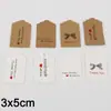 350g Cartulina Blanca Joyería Papel Kraft Etiqueta para Hornear Etiqueta en Blanco Materiales Hechos a Mano DIY Accesorios Fabricante Mayorista