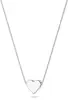 Colar Exquisito em Forma de Coração Dourado Mais Vendido no Exterior para Mulheres, Colar com Pingente da Moda em Ouro 14K/Prata em Forma de Coração Fofo