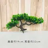 Sala de Estar Única Acolhedora Pinus Plástico Falso Planta Verde Cipreste Pinheiro Árvore em Vaso Rochoso Paisagismo Arranjo de Flores Pequenos Ornamentos Decorativos