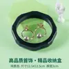 Película PE Caja Transparente para Joyería Exhibidor de Aretes Anillos Collares Caja de Almacenamiento Cuadrada Colgante Negro Blanco Venta al por Mayor