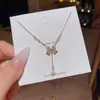 Colar de Pérolas com Laço para Mulheres 2026 Nova Tendência Luxo Leve Nicho Alta Qualidade Corrente para Clavícula Simples Fashionável Corrente para Pescoço