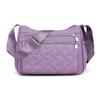 Bolso bandolera de lona para mujer, de gran capacidad y con múltiples compartimentos, pequeño bolso de tela, nuevo y versátil, bolso informal para mujer, bolso de hombro para madre.