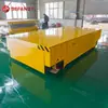 Caminhão de Trilho com Mesa Plana e Controle Remoto, Alimentado por Bateria, Capacidade de Carga de 20 Toneladas, Carrinho Móvel de Trilho para Giro de Material