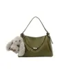 Bolso de axila tejido de lujo ligero de alta gama para mujer, nuevo modelo 2026, bolso de hombro texturizado con cierre, bolso cruzado moderno y versátil
