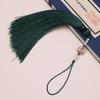 Leque redondo de pérola borla antiga estilo corte slime orelha pendurada diy leque dobrável cheongsam saia de rosto de cavalo ornamentos de ouvido de alta qualidade