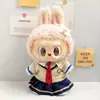 [Solo Ropa de Bebé] Ropa de Reemplazo para Muñeco de Peluche de Vinilo Labubu de 38 cm Falda Mokoko para Muñeco Labubu