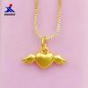 Colgante Mate de Ángel Amoroso Chapado en Oro Latón Electrochapado al Vacío Primera Entidad de Joyería Puesto de Comercio Electrónico Joyería Pequeña